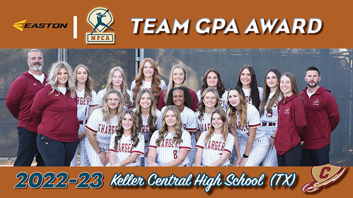 nfca scholar-athlete, scholar-athlete, Keller Central High School, nfca, Easton/nfca all-america scholar-athlete, Easton/nfca top 10 GPA