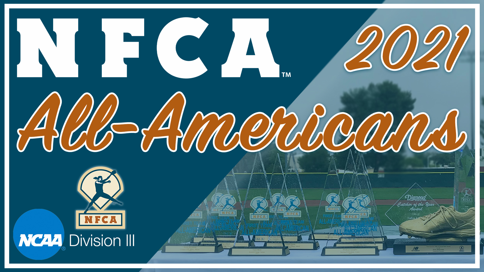 NFCA, Division III, D3, NCAA, all-america, award, recognition, coaches, softball, fastpitch, University, College