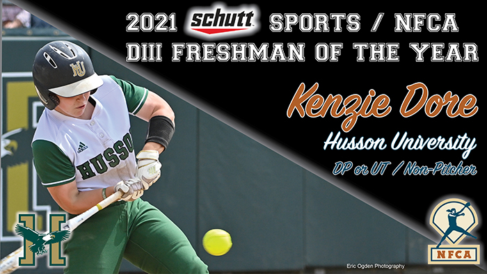 NFCA, Division III, D3, NCAA, award, freshman, honor, coaches, softball, fastpitch, University, College
