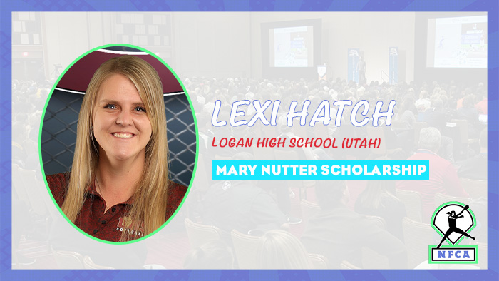 Mary Nutter Scholarship, Lexi hatch, nfca Mary Nutter Scholarship, Logan high school, Mary Nutter, nfca