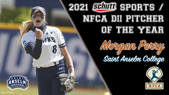 NFCA, Schutt Sports, Schutt Sports/nfca dii player of the Year, schutt sport/nfca dii pitcher of the year, Morgan Perry