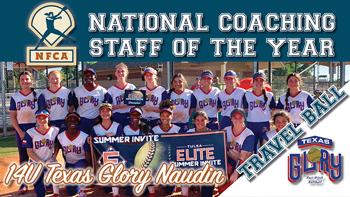 nfca national coaching staff of the year, 14 Texas Glory Naudin, nfca travel ball coaching staff of the year, nfca, nfca travel ball, Texas Glory