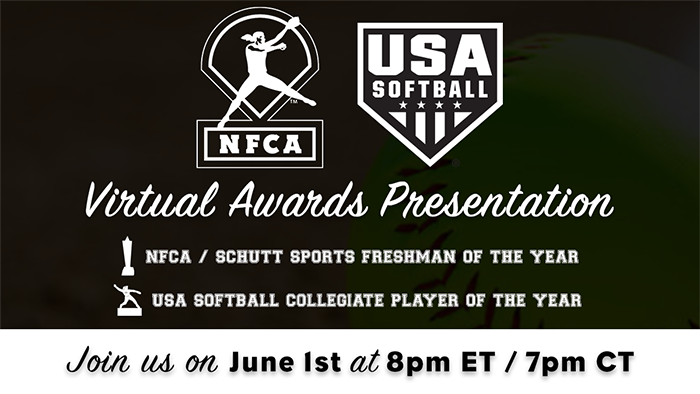 nfca, softball, usa softball, nfca usa softball virtual award reveal, nfca virtual award reveal, usa softball virtual award reveal, live award reveal, nfca live virtual award reveal, usa softball live virtual award reveal