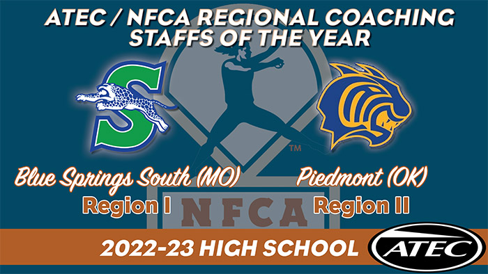 atec/nfca summer/fall high school coaching staffs of the year, nfca high school coaching staffs of the year, nfca, atec/nfca coaching staffs of the year, atec, Blue Springs South High School, Piedmont High School