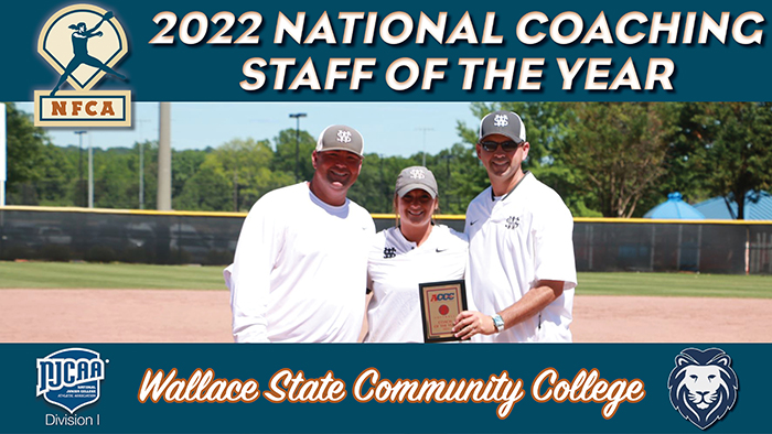 nfca njcaa di national coaching staff of the year, 2022 nfca njcaa di national coaching staff of the year, Wallace State Community College-Hanceville, nfca, njcaa