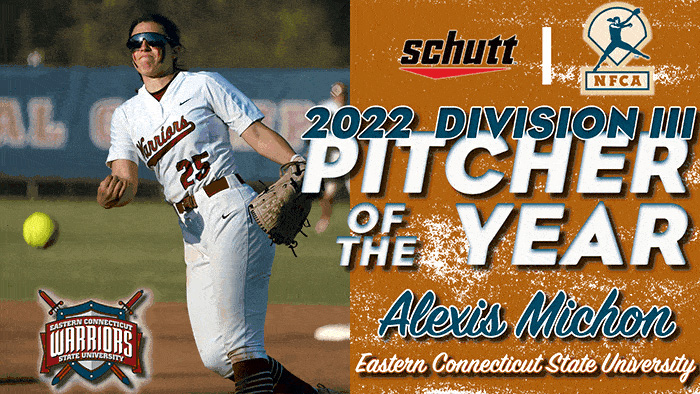 Kaitlyn, Hasty, Alexis, Michon, Christopher, Newport, Eastern, Connecticut, State, University, college, d3, diii, division, iii, 3, player, pitcher, honor, accolade, plaudit, recognition, softball, fastpitch, award, 2022