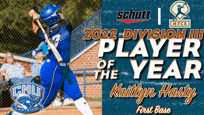 Kaitlyn, Hasty, Alexis, Michon, Christopher, Newport, Eastern, Connecticut, State, University, college, d3, diii, division, iii, 3, player, pitcher, honor, accolade, plaudit, recognition, softball, fastpitch, award, 2022