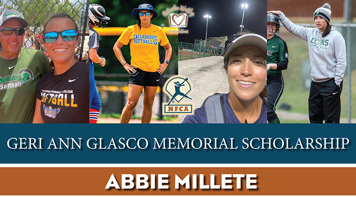 abbie millete, nfca, geri ann glasco memorial scholarship, nfca scholarship