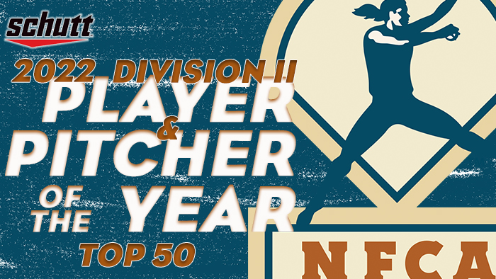 schutt sports/nfca dii player & Pitcher of the year top 50, schutt sports/nfca dii player & Pitcher of the year, nfca, schutt sports, nfca player of the year, nfca pitcher of the year