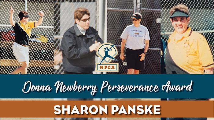 Panske, Sharon, 2022, Donna, Newberry, Perseverance, Award, recipient, honor, recognition, cancer, oshkosh, wisconsin, college, high school, coach, trainer, 