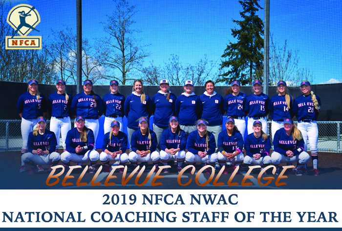 nfca, nfca national coaching staff of the  year, nfca NWAC national coaching staff of the year, NWAC, Bellevue College