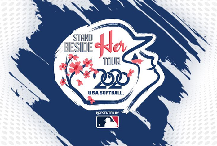 major league baseball, mlb, usa softball, stand beside her, stand beside her tour, MLB USA Softball partnership, 2020 Olympics