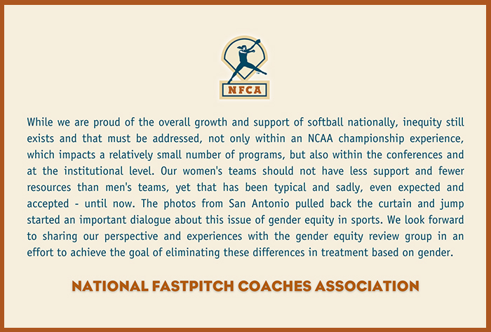 nfca, nfca gender equity, gender equity, nfca gender equity statement, gender equity statement