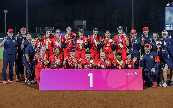 usa softball, 2022 World Games, USA Softball Women’s National Team, nfca, 2022 World Softball Championship