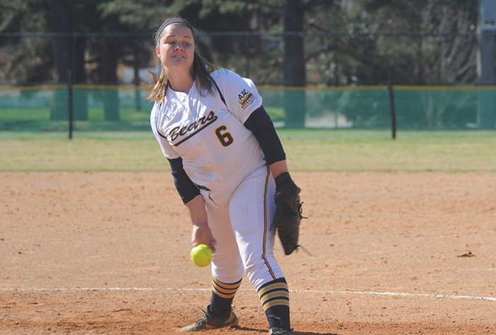 Truett McConnell senior pitcher Bethany Hyde NFCA, naia, nfca naia leadoff classic, nfca naia leadoff classic all-tournament, Bethany Hyde, Truett McConnell
