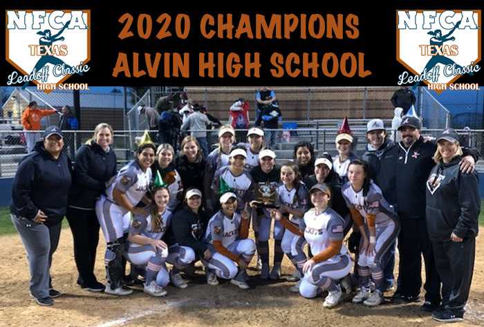 NFCA, NFCA Texas Leadoff Classic, 2020 NFCA Texas Leadoff Classic, NFCA Leadoff Classic, Alvin High School, Alvin Yellowjackets