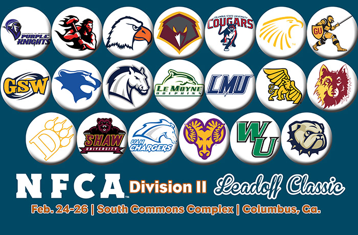 nfca division ii leadoff classic, nfca, nfca leadoff classic, 2023 nfca division ii leadoff classic