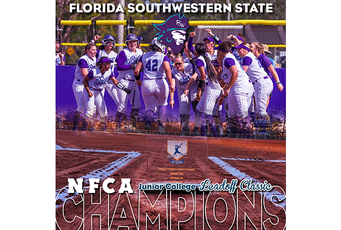2023 nfca junior college leadoff classic, nfca, south commons complex, Columbus GA, florida southwestern state
