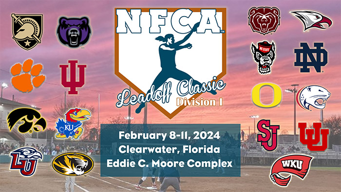 nfca division I leadoff classic, nfca, nfca leadoff classic, 2024 nfca di leadoff classic