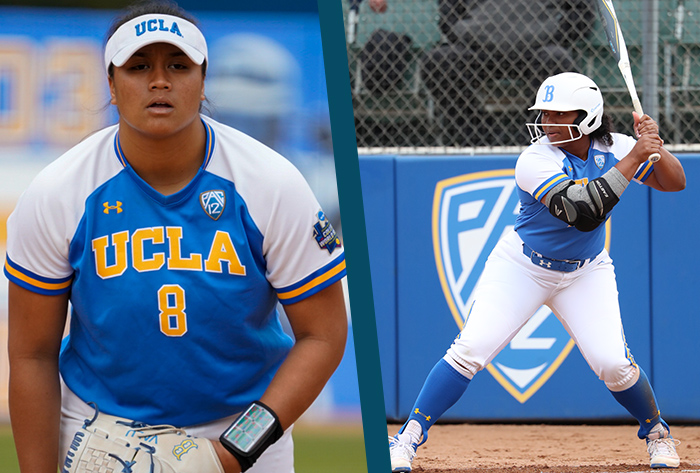 NFCA, Louisville Slugger, Wilson, Louisville Slugger/NFCA Division I Player of the Week, Wilson/NFCA Division I Pitcher of the Week,  Aaliyah Jordan, Megan Faraimo, UCLA