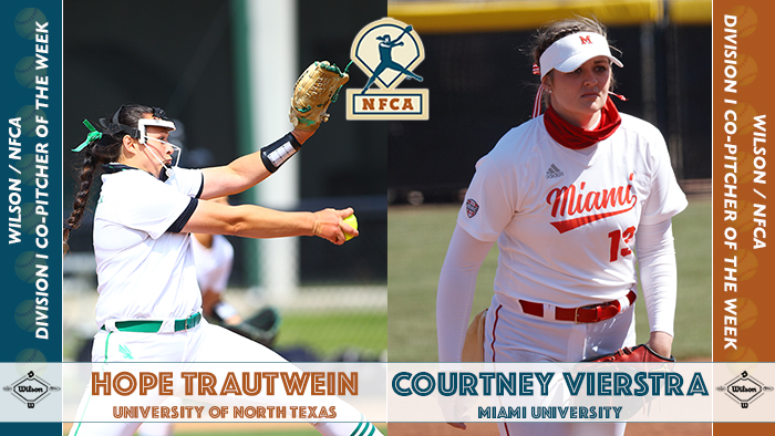 wilson/NFCA di pitcher of the week, nfca pitcher of the week, nfca, wilson sporting goods, nfca awards, nfca pitcher of the week