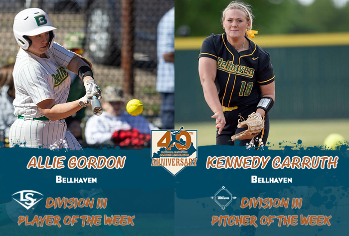 nfca player of the week, nfca pitcher of the week, nfca, Louisville slugger/nfca player of the week, wilson/nfca pitcher of the week, NFCA d3 player of the week, nfca d3 pitcher of the week, wilson sporting goods, Louisville slugger,
