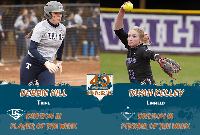nfca player of the week, nfca pitcher of the week, nfca, Louisville slugger/nfca player of the week, wilson/nfca pitcher of the week, NFCA d3 player of the week, nfca d3 pitcher of the week, wilson sporting goods, Louisville slugger,