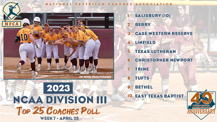 nfca diii top 25 coaches poll, nfca diii top 25 coaches poll, nfca, nfca poll, diii poll, 2023 nfca diii top 25 coaches poll, 2023, nfca diii top 25 coaches poll