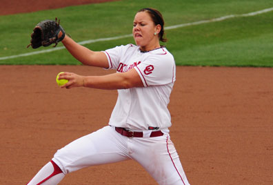 Oklahoma's Keilani Ricketts. Photo courtesy of OU Athletic Media Relations.