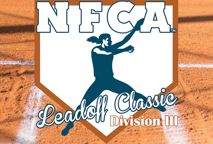 NFCA, college, university, NCAA, Division III, III, D3, softball, fastpitch, Leadoff, Classic, 2020